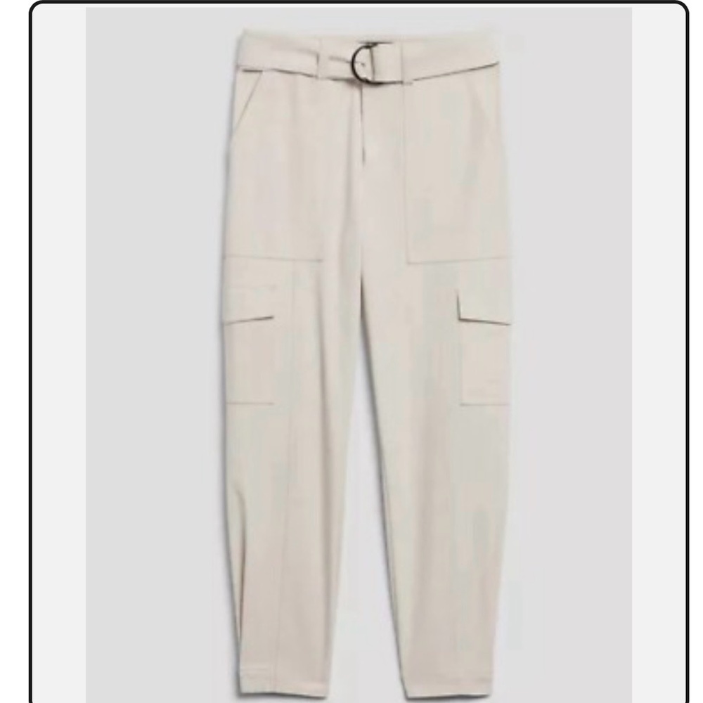 Banana Republic cream Cargo Trousers